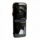 Mini caméra de surveillance et sport métal noire brillant