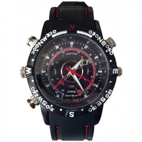 Montre avec caméra espion 4Go waterproof